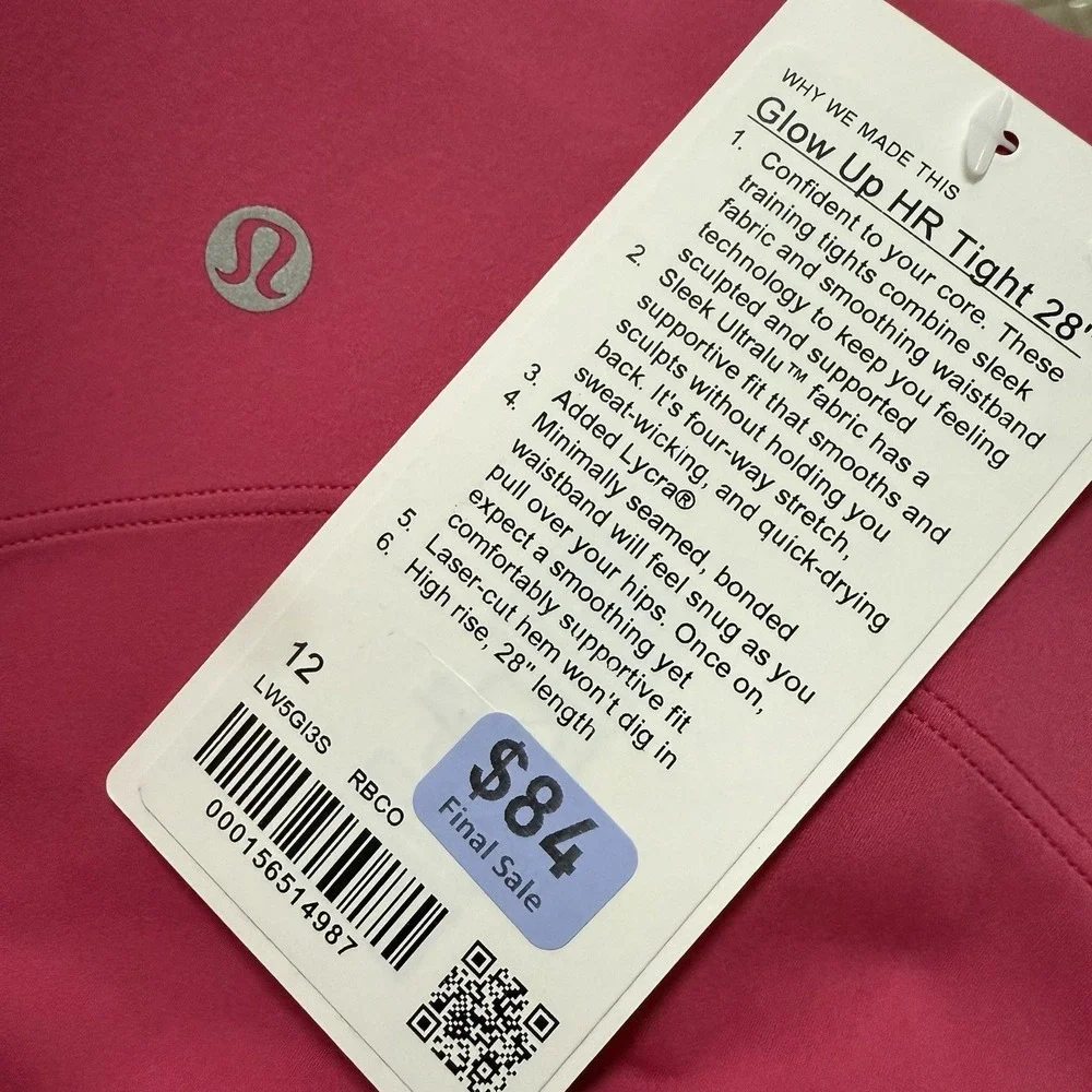 NEW Lululemon Glow Up HR Tight 28